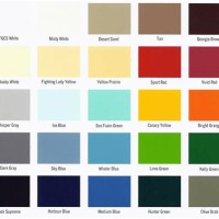 Fibergl Gel Coat Color Chart