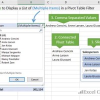 Filter Pivot Chart Excel 2016