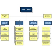 Fire Department Anizational Chart Templates