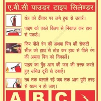 Fire Extinguisher Chart In Hindi