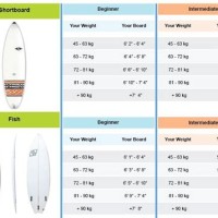 Fish Surfboard Volume Chart