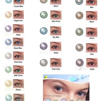 Focus Contacts Color Chart