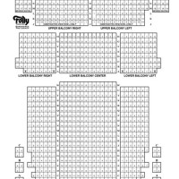 Folly Theatre Seating Chart