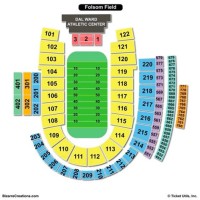 Folsom Field Seating Chart With Row Numbers