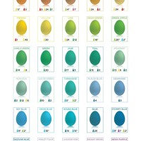 Food Coloring Color Chart For Eggs