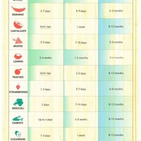 Food Shelf Life Chart