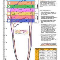 Foot Length To Shoe Size Chart Child