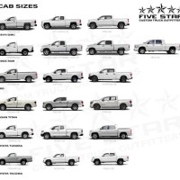 Ford Cab Sizes Chart