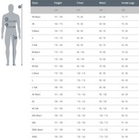 Fourth Element Arctic Size Chart