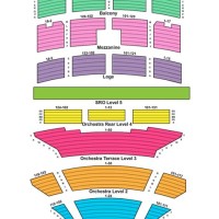 Fox Theater Oakland Detailed Seating Chart