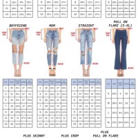 Freddy Jeans Size Chart