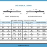 French Door Size Chart