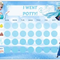 Frozen Printable Potty Training Chart