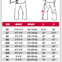 Fuji Gi Size Chart