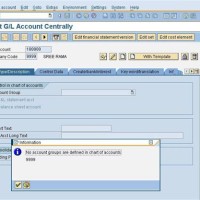 G L Account Not Defined In Chart Of Accounts Sap