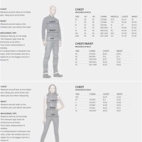 G Star Raw Jacket Size Chart