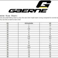 Gaerne Mx Boot Size Chart