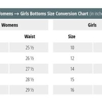 Gap Clothing Size Chart