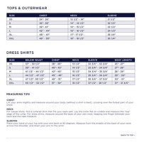 Gap Men S Size Chart Uk