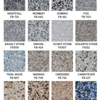 Garage Floor Epoxy Color Chart