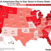 Gas Tax By State Chart