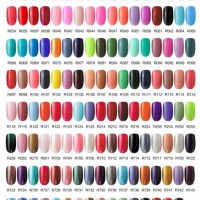 Gel Nail Polish Color Charts