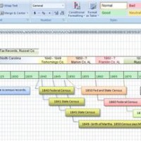 Genealogy Charts Excel