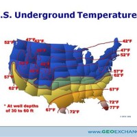 Geothermal Temperature Depth Chart