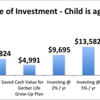 Gerber Grow Up Plan Cash Value Chart