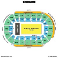 Germain Arena Seating Chart Elton John