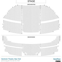 Gershwin Theatre New York Ny Seating Chart