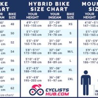 Giant Bike Rider Height Vs Frame Size Chart