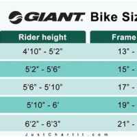 Giant Bike Size Chart Canada Vs Usa