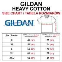 Gildan Heavy Cotton T Shirt Size Chart