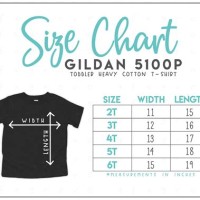 Gildan Toddler T Shirt Size Chart