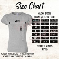 Gildan Women 8217 S T Shirt Size Chart