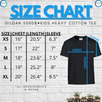 Gildan Youth Heavy Cotton 5 3 Oz T Shirt Size Chart