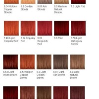 Ginger Hair Colour Chart