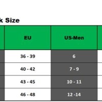 Giro Shoe Cover Size Chart