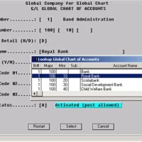 Global Chart Of Accounts Structure