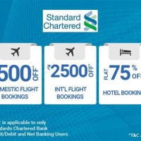 Goibibo Flight Offers For Standard Chartered