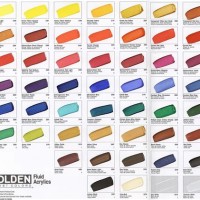 Golden Fluid Acrylic Colour Chart