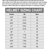 Gpa Helmet Size Chart