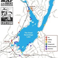 Great Sacandaga Lake Navigation Chart