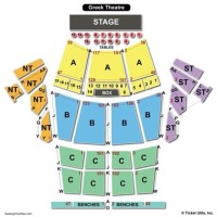 Greek Theatre Seating Chart View