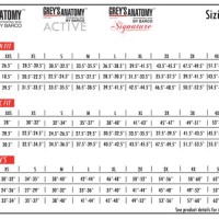 Grey 8217 S Anatomy Lab Coat Size Chart