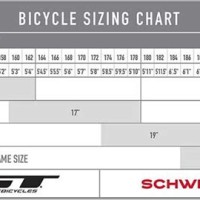 Gt Avalanche Bike Size Chart