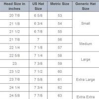 Gucci Baseball Cap Size Chart