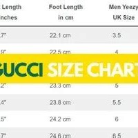 Gucci Shoe Size Chart Mens