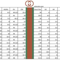 Gucci Women S Shoe Size Chart Conversion